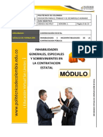 Guia Didactica (4) - Inhabilidades Generales, Especiales y Sobrevinientes en La Contratación