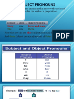 Object Pronouns