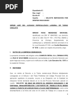 TIPOS DE CARTAS  Derecho laboral  Madrid