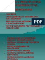 LLCOSTOS Y PRESUPUESTOS - CAP III-METRADOS (R!).ppt