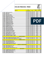 Listas de Precio Al 300617 PERU