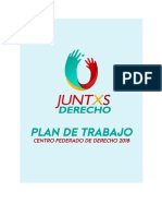 Plan de Trabajo "Juntxs Derecho"