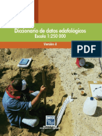 Diccionario de Datos Edafológicos. Escala 1250 000. Versión 4