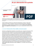 ¿Qué Se Entiende Por Adecuación de La Prisión Preventiva - Legis Octubre 2017 PDF