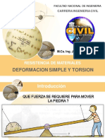 Deformacion Simple y Torsion