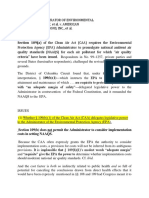 Section 109 (A) of The Clean Air Act (CAA) Requires The Environmental