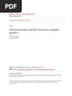 Structural Analysis Aided by Interactive Computer Graphics