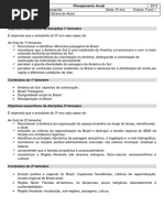 Planejamento Geografia 5º ano