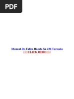 Download Manual de Taller Honda Xr 250 Tornado by JimmyRegalado SN363595589 doc pdf