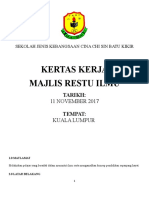 Kertas Kerja Majlis Restu Ilmu Upsr 2017