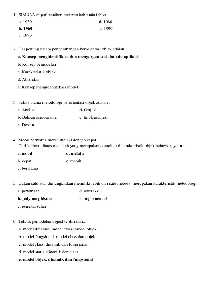 Soal Latihan Psbo Pdf