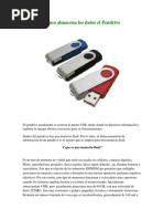 ¿Qué es y cómo funciona una memoria USB? | PDF | Memoria USB | USB