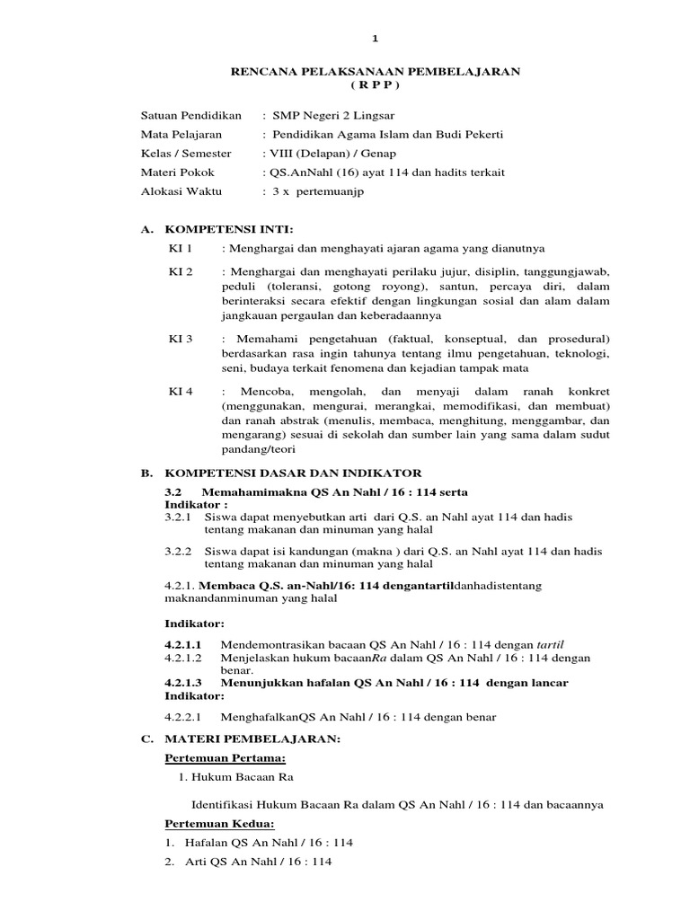 2.4. QS. An Nahl 114