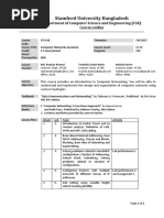 Stamford University Bangladesh: Department of Computer Science and Engineering (CSE)