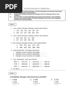 MATEMATIKA KELAS 2 SEMESTER 1 Penjumlahan Pengurangan Perkalian