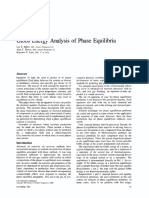 Gibbs Energy Analysis of Phase Equillibria PDF