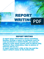 Report Writing