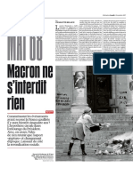 Mai 68 Macron ne s'interdit rien - Liberation Du Lundi 6 Novembre 2017