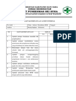 Checklist Audit Bendahara BOK