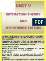 Sampling Theory and Hypothesis Testing Guide