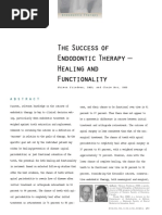 The Success of Endodontic Therapy Healing and Functionality Friedman PDF