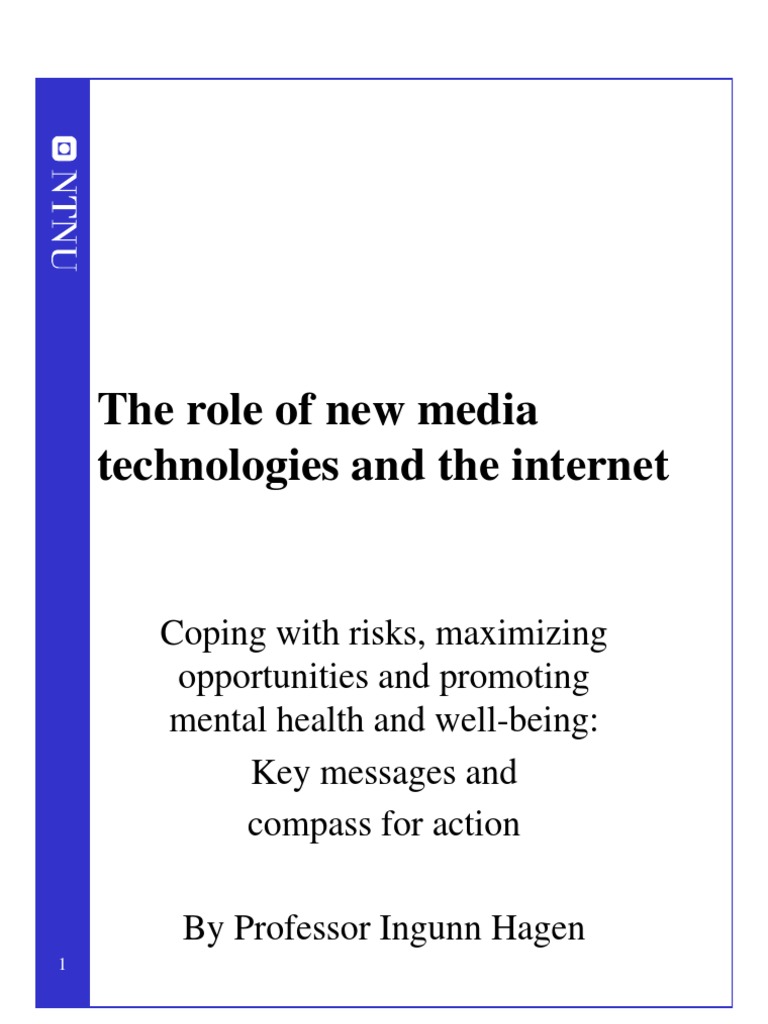 Role of New Media Technology PDF Educational Technology New Media