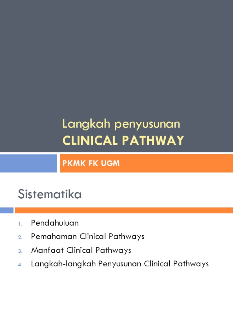 Langkah Menyusun Clinical Pathways | PDF | Bisnis | Pengelolaan ...