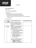 Detailed Lesson Plan For Araling Panlipunan - Konsumo at Produksyon | PDF