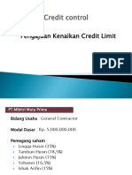 Pengajuan Penambahan Credit Limit Mibitri