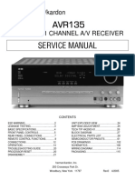 Harman-Kardon Avr-135 Channel 6.1 Receiver