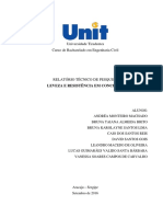Relatório Técnico - Concreto Leve II Unidade