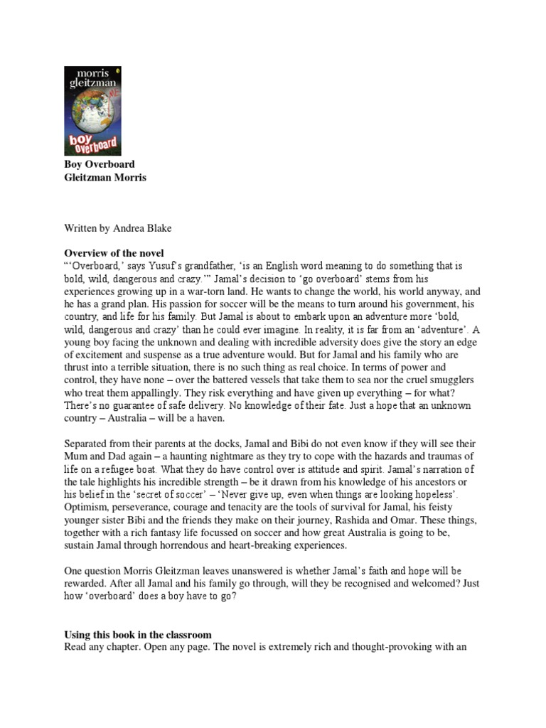 What happens at the end of boy overboard picture