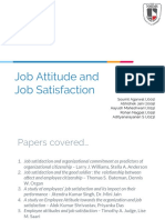 OB Presentation - Job Attitude and Job Satisfaction