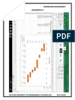 Gantt Chart Engineering Management Assignment 01