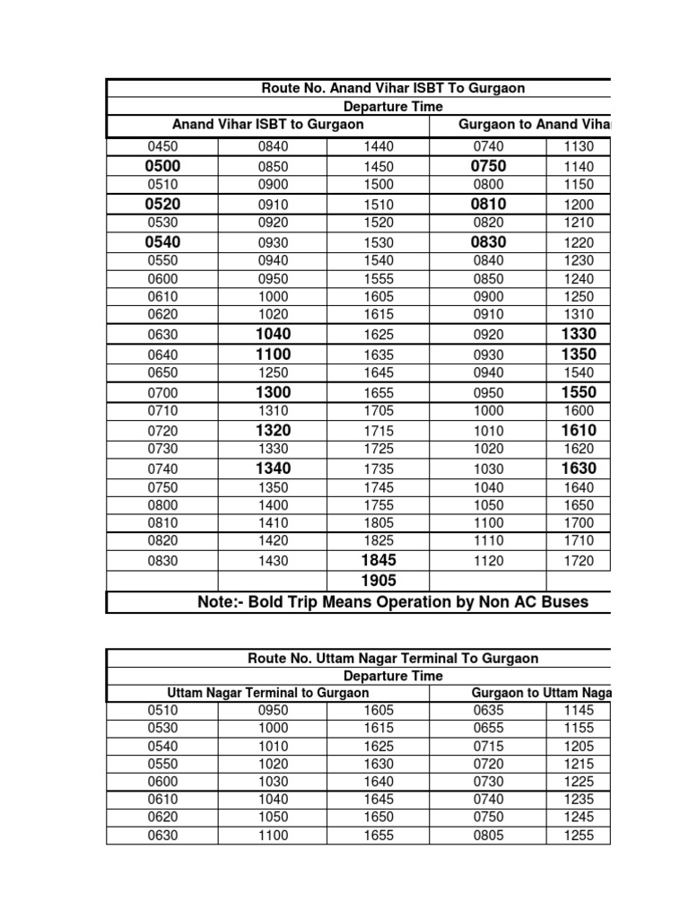 time-table-of-dtc-bus-routes-12s-bus-transport-transport