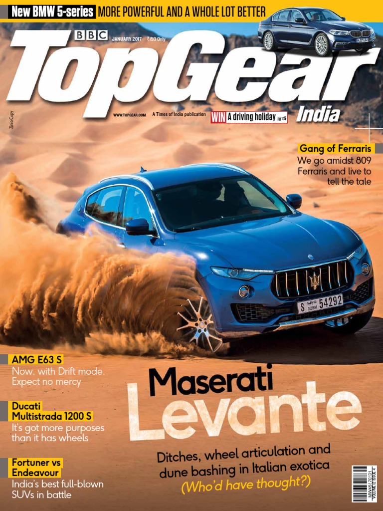 336307194 BBC top Gear india truePDF January 2017 pdf Luxury Vehicles Transmission Mechanics 