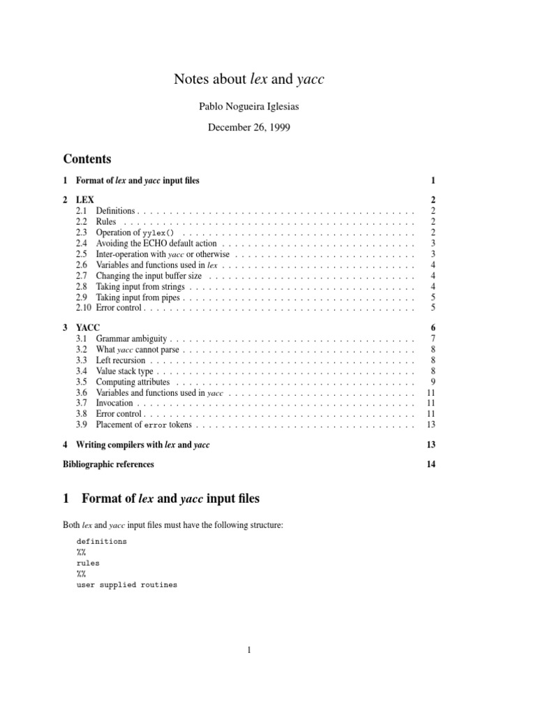 Lex PDF | PDF | Parsing | C (Programming Language)