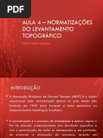 Aula 4 - Normatizações Do Levantamento Topográfico
