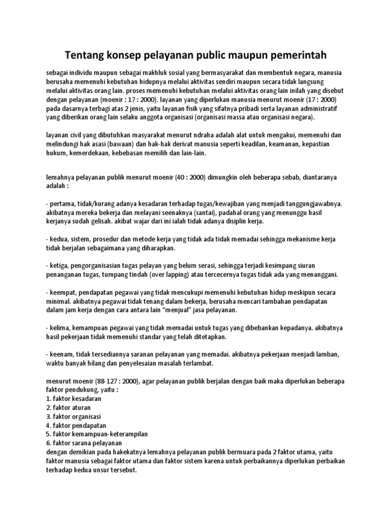 Pengaruh Motivasi Kerja Pegawai Terhadap Kualitas Pelayanan Publik