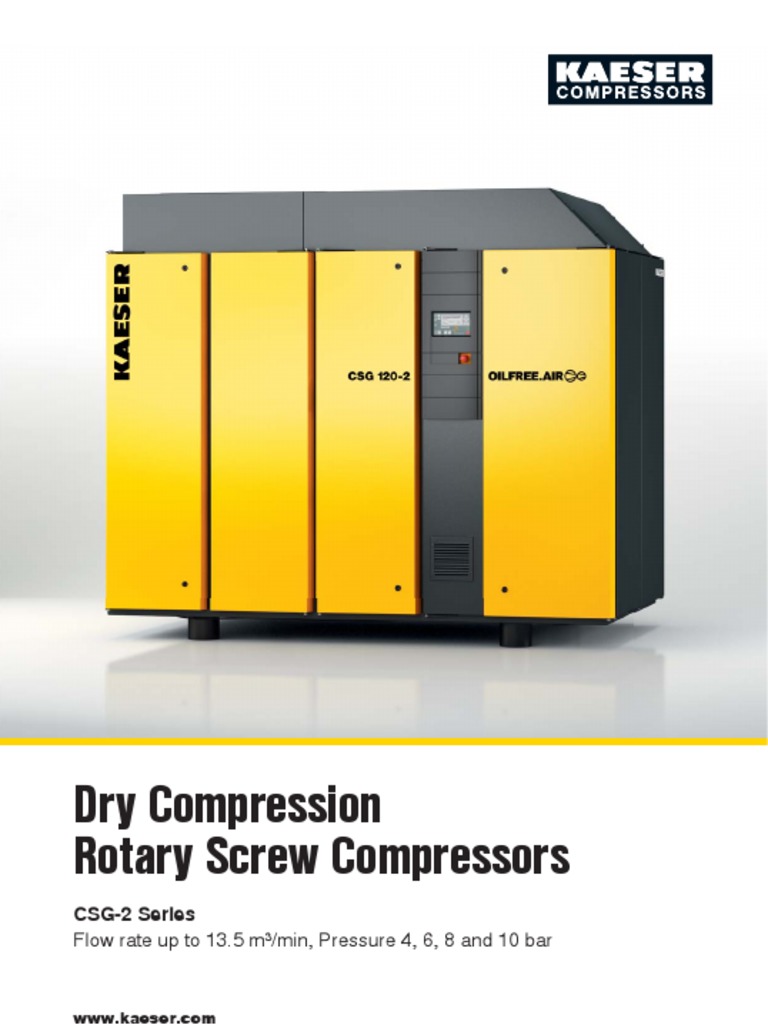 CSG-2 Series Dry Compression Compressors | PDF | Clothes Dryer ...