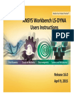 ANSYSWorkbenchLS DYNAUsersInstructionsR16