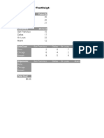 Supporting Worksheet For Tranole - Lg4:: Reno 35 Chicago 25 Newark 21