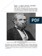 John Great Dental Pioneer: SIR Tomes A