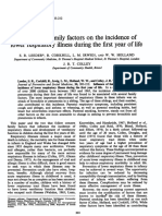 Family Factors and Lower Respiratory Illness in Infants