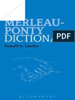 Dictionary Merleau Ponty