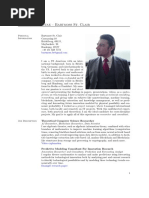 Bartmoss St. Clair - CV & Resume