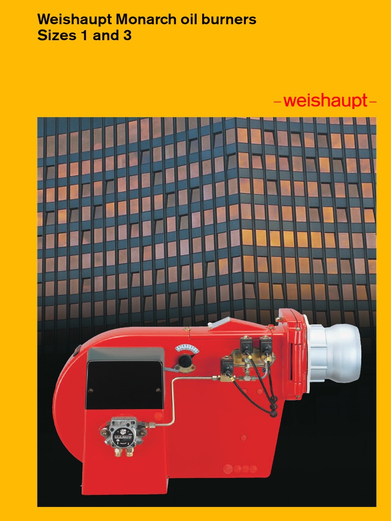 Weishaupt Monarch Oil Burners Sizes 1 and 3_0027GB0507 Combustion