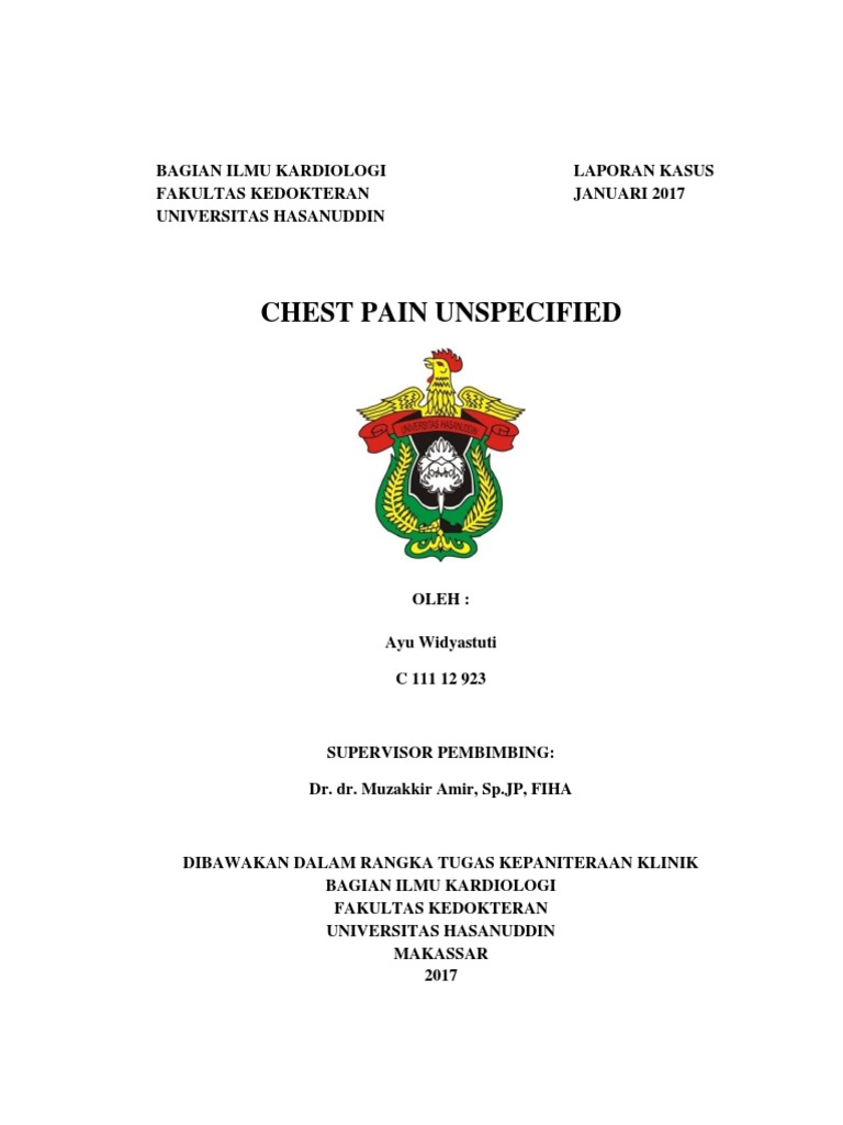 Lapsus Chest Pain Unspecified PDF