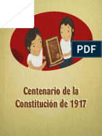 Centenario de la constitución de 1917