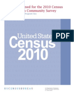 Final 2010 Census and American Community Survey Subjects Notebook